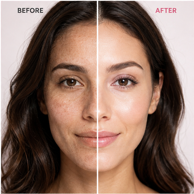 Nuvique Skin Brightening Serum with Niacinamide, Alpha Arbutin & Vitamin C | Dark Spot Corrector Serum for Face | Brightening & Glow Serum for Uneven Skin Tone | Hydrating Daily Facial Serum | 30ml