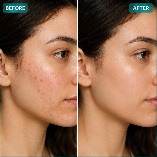 Nuvique Anti Acne Face Serum 30 ml | Lightweight Daily Facial Serum for Oily & Combination Skin, Pore Care & Smooth Looking Complexion