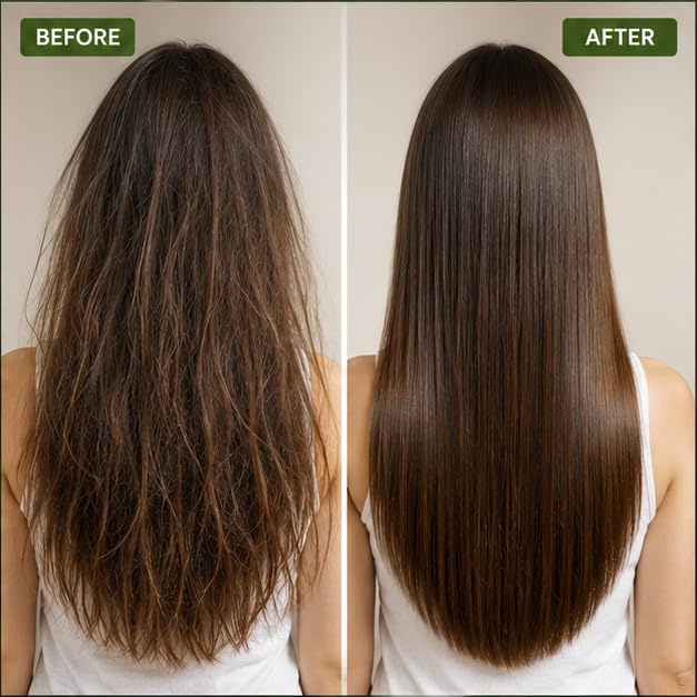 Nuvique Rosemary Hair Serum 30 ml | Lightweight Daily Hair Serum for Scalp & Hair Care | Non Greasy Formula for Smooth, Soft & Healthy Looking Hair
