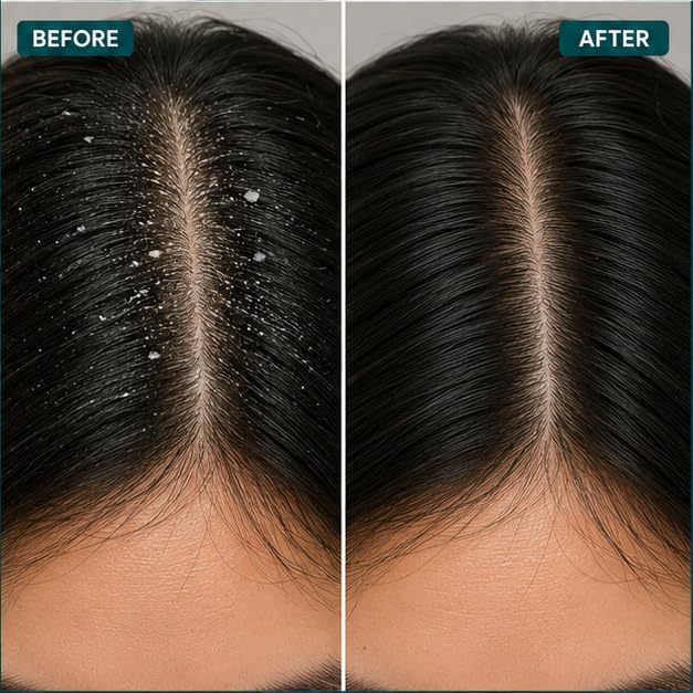 Nuvique Anti Dandruff Conditioner 200ml | Tea Tree Oil & Peppermint Hair Conditioner | Daily Scalp Care | All Hair Types